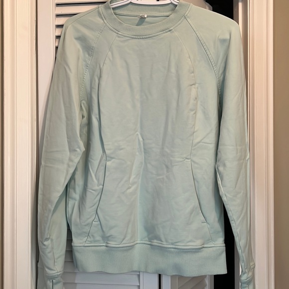 lululemon athletica Tops - Lululemon Scuba long sleeve  Size 8 Mint Green